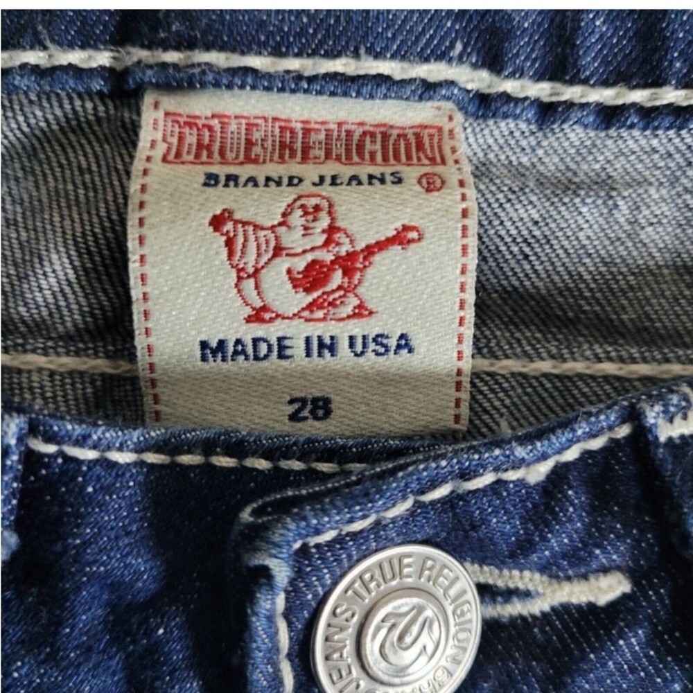 True religion denim shorts, size 28 Like new - Picture 4 of 11